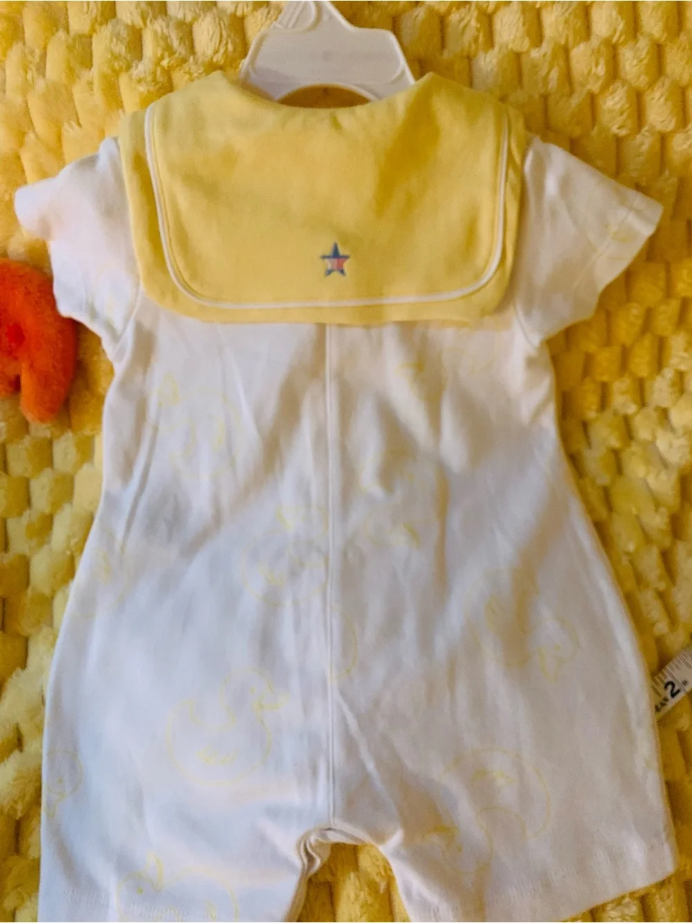 Baby Boy Summer Sets Tommy Hilfiger 6-9M Yellow & Ralph Lauren Navy Striped 3-6M
